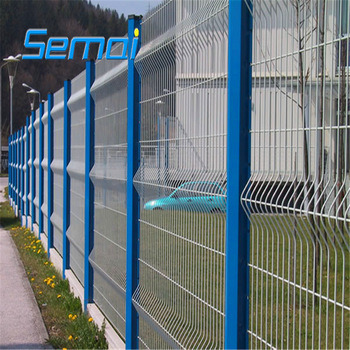 V Shape PVC Coated Welded Wire Mesh Fence for Security