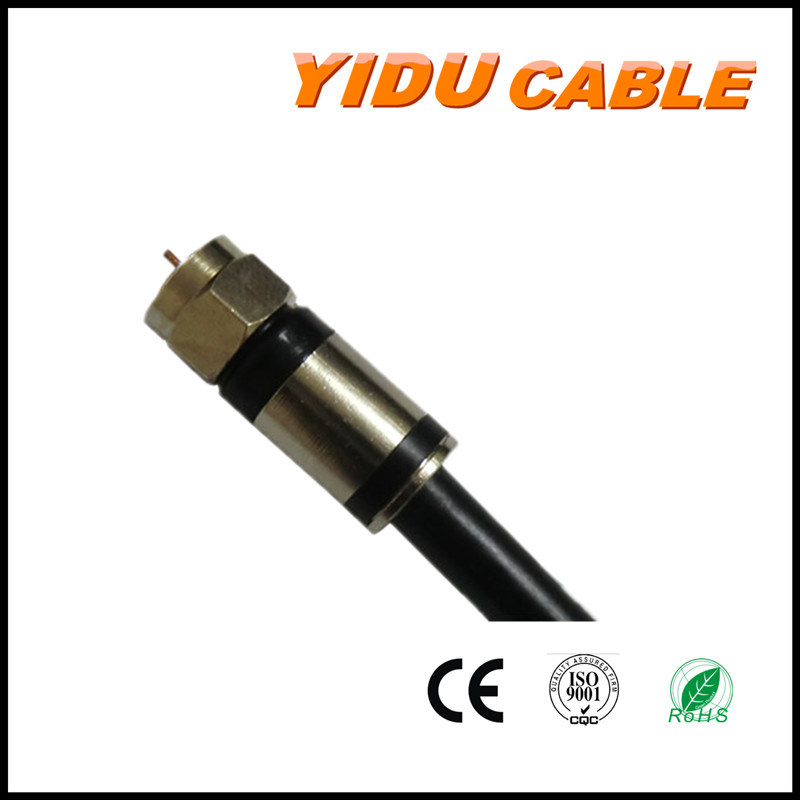 Rg174/Rg56/Rg58/Rg59/RG6 Coaxial Cable Od 6.6mm 0.81mm CCS Braiding 48