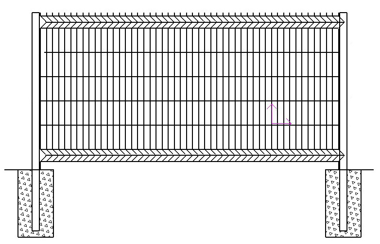 Welded Wire Mesh Fence Curved 3D Fold Fence