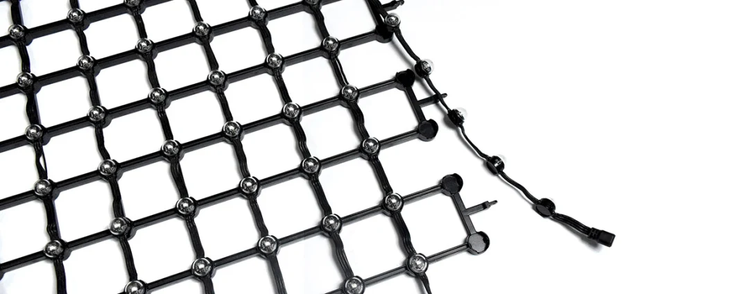 Professional DMX Stage Lighting LED Flexible Curtain Mesh Light for Backdrop / Building
