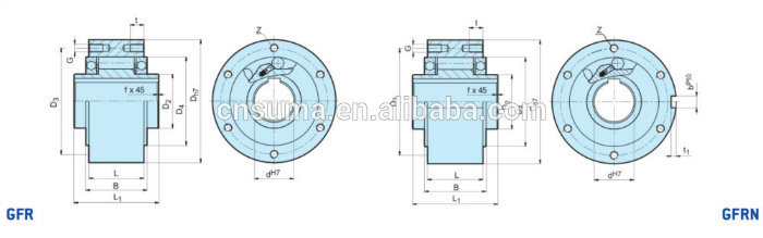 Gfrn90 One Way Clutch Bearing High Speed Bearing From China