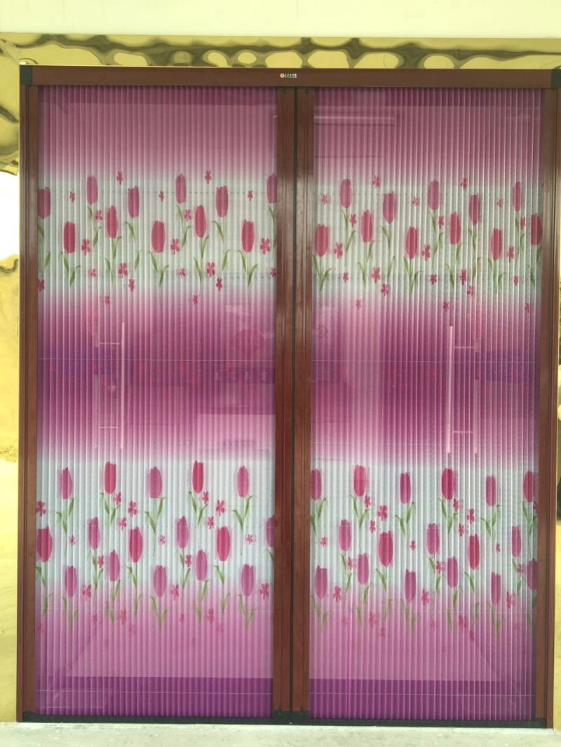 Printed Plisse Mesh Pleated Net Plisse Mesh for Door Insect Mesh Window Screen