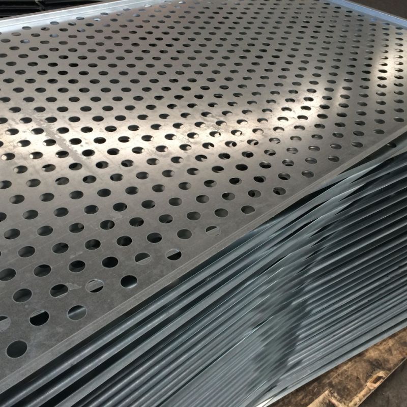 Corrugated Perforated Metal Plate Aluminum Perforated Decorative Screen