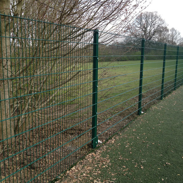 PVC Coated Twin Wire Fence Double Wire Mesh Fencing