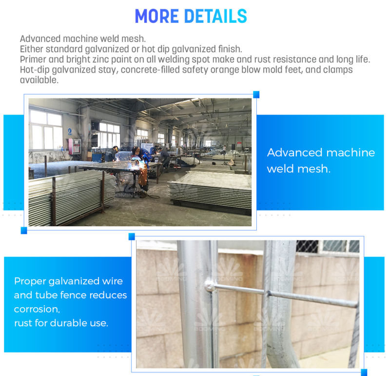 Fence Construction Temporary Welded Wire Mesh Fence