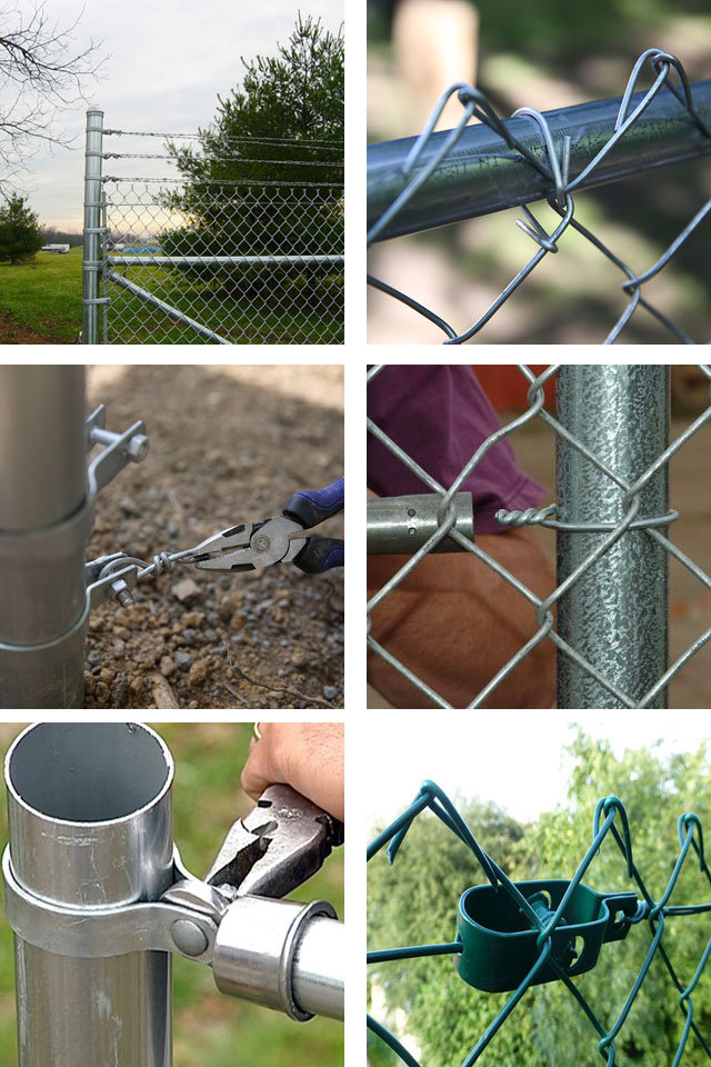 Wholesale Galvanized Boundary Chain Link Wire Fence.
