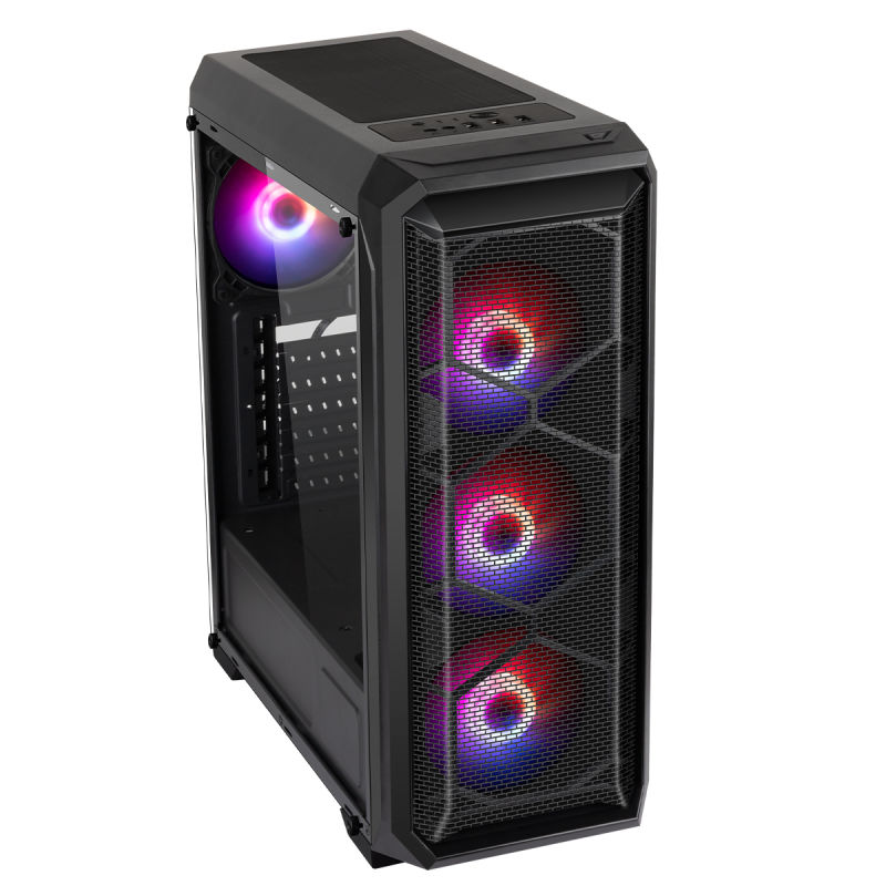 OEM Eatx Full Tower Tempered Glass Iron Net Panel Gaming Computer Cases
