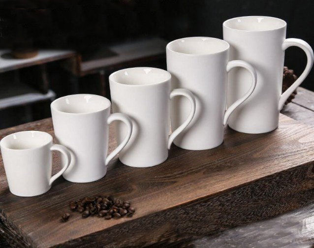 Sublimation Black Milk Mug Stoneware Black Coffee Mug Ceramic Matte Black Mug