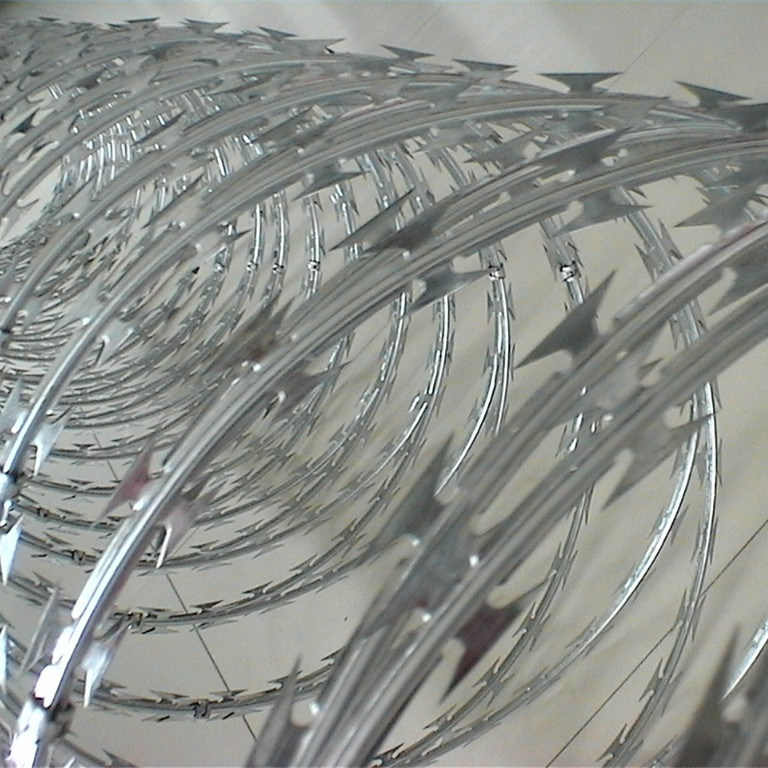 Stainless Steel Sharpened Concertina Razor Barbed Wire