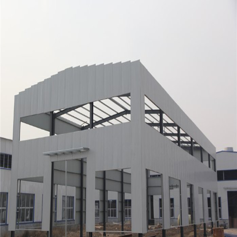 Industrial Steel Structure Workshop with Plastic Window