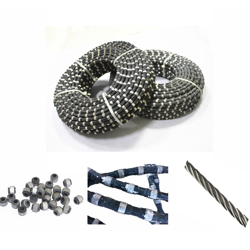 Brazed Diamond Wire Saw for Marble Stone Cutting