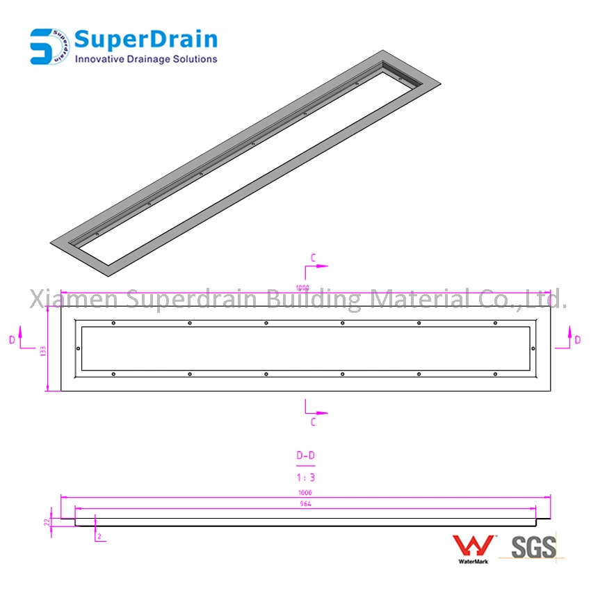 Drainage Steel Grating Shower Drain Grates Trench Drain Cover