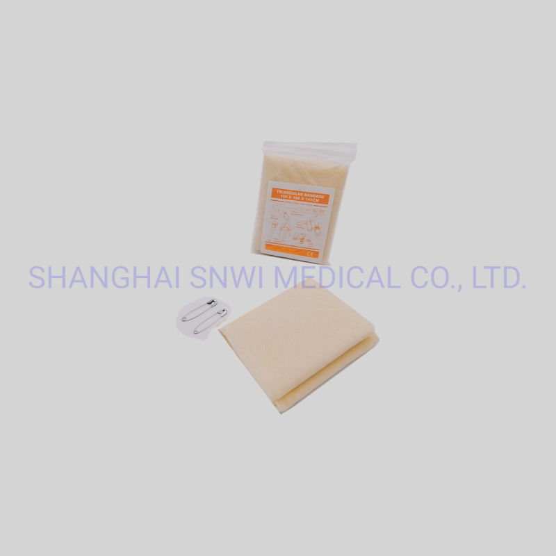 Triangular Bandage with Free Sample Non-Woven Cotton Emergency