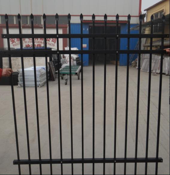 Wholesale Modern Steel Used Picket Fencing/Wrought Iron Metal Fence