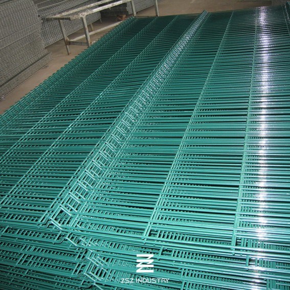 PVC Coated 3D Welded Wire Fence Panel