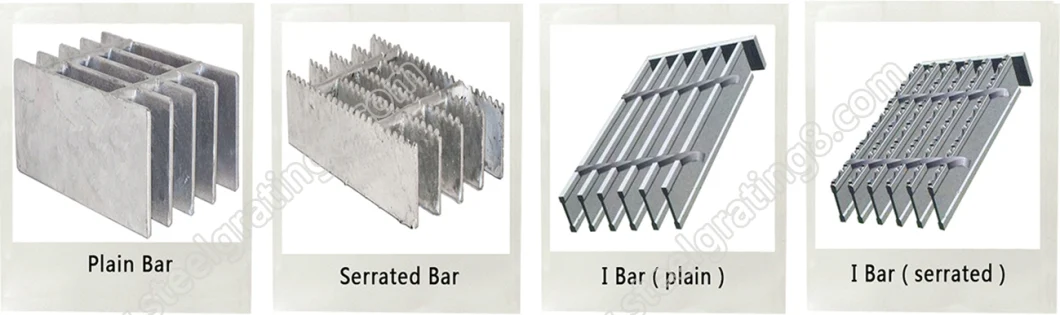 Factory Steel Grating Price, Serrated Galvanized Steel Grating Weight