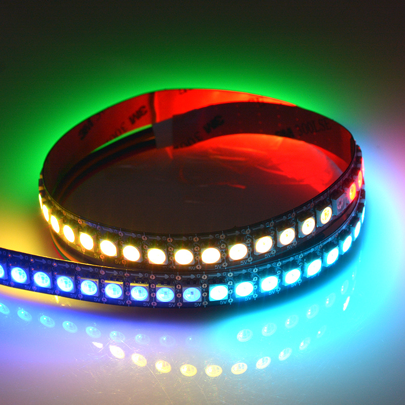 Fastest Best Sellers Build-IC RGB Full Color HD107s 60LED/M LED Flexible Strip Rope Light