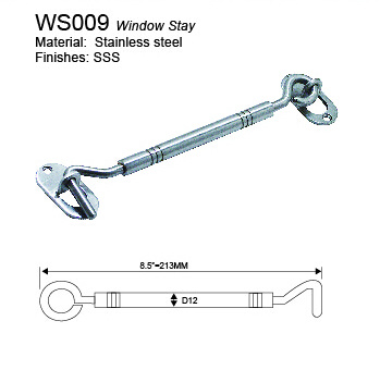 Stainless Steel Window Friction Stay (WS009)