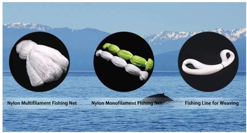 Customizable High Quality Knotted Nylon Fishing Net, Marine Trawl Net