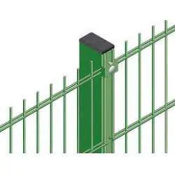 6FT Green Vinyl Coated Welded Wire Mesh Panels Double Wire Mesh Fence for Sale