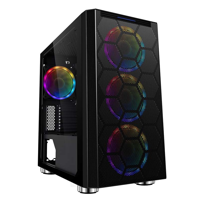 R03mesh Metal Mesh Front Panel Gaming Computer Case