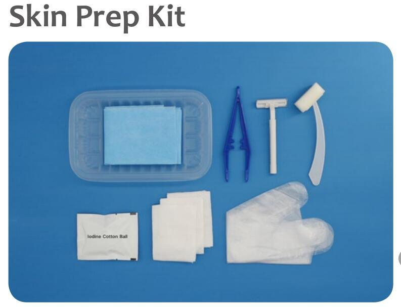 Disposable Sterile Surgical Skin Preparation Set/Kit From China