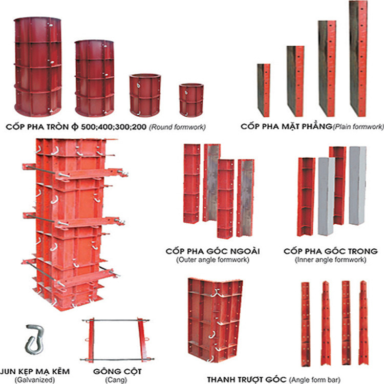 Recyclable Steel Formwork for Concrete (Steel Formwork For Construction)