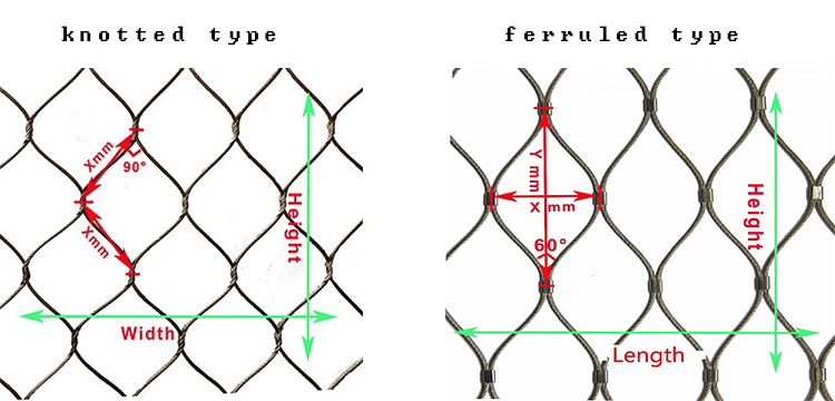 Stainless Steel Wire Mesh Fence Netting for Boundary Wall