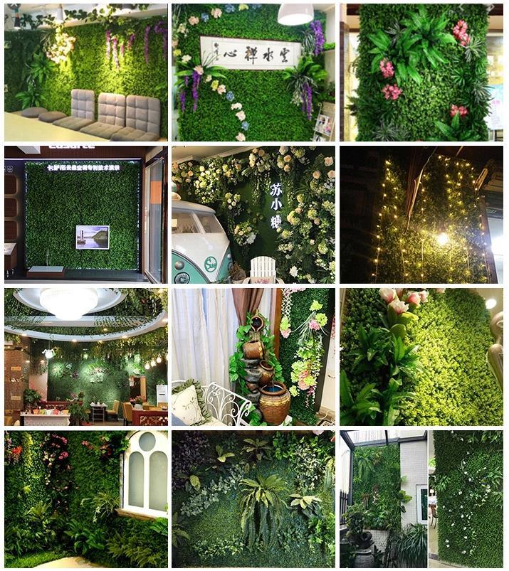 Decorative Synthetic Garden Green for Fence Screen UV Resistant Green Wall