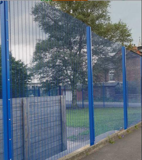 HDG Anti Climb Clearvu Fence Welded Wire Mesh Fencing