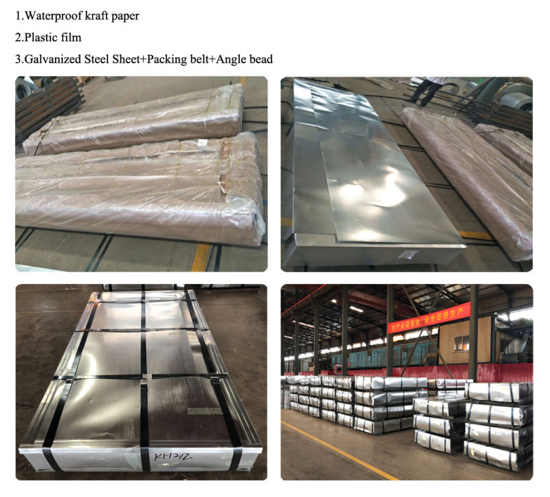Roofing Sheet Zinc Coating 40g Galvanized Corrugated Steel Sheet