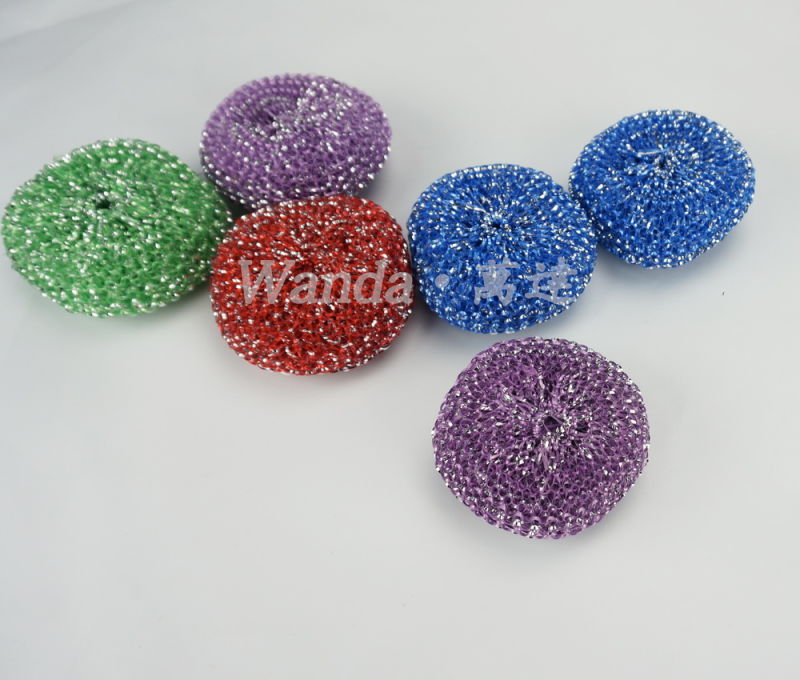Cleaning Wire Stainless Steel Ball Wire Mesh Scourer Mesh Scrubber