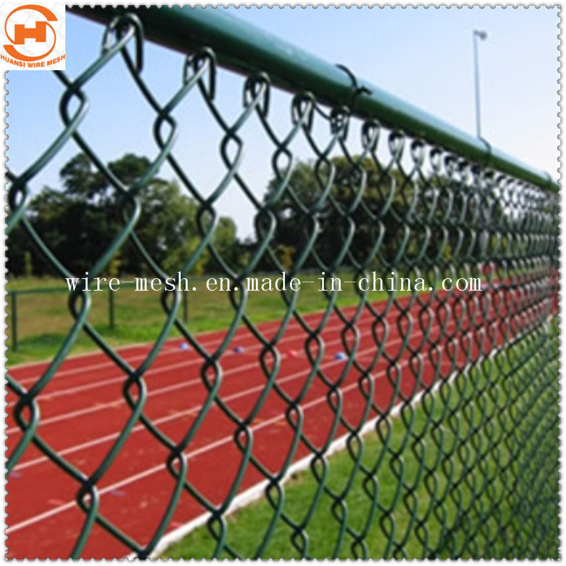 Galvanized/PVC Coated Garden Fence/Diamond Wire Mesh Fence