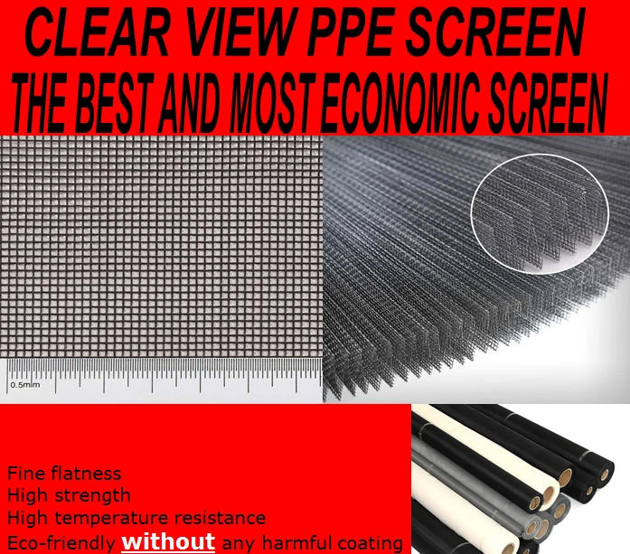 PP Rolling Plastic Mosquito Net Standard Mesh Insect Screen Mesh