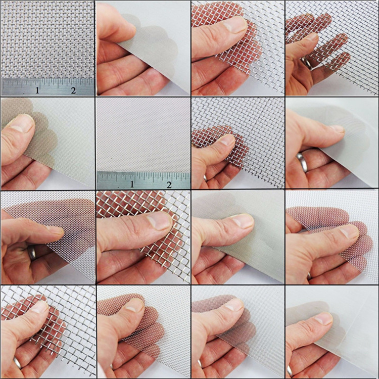 316 Stainless Steel Wire Woven Screen Mesh