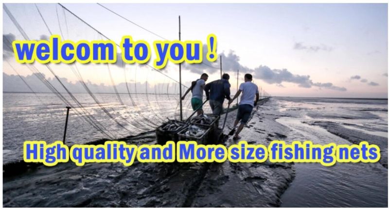 Customizable High Quality Knotted Nylon Fishing Net, Marine Trawl Net
