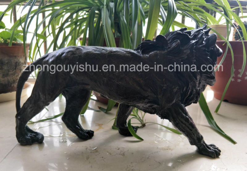 Bronze Lion Animal Sculpture