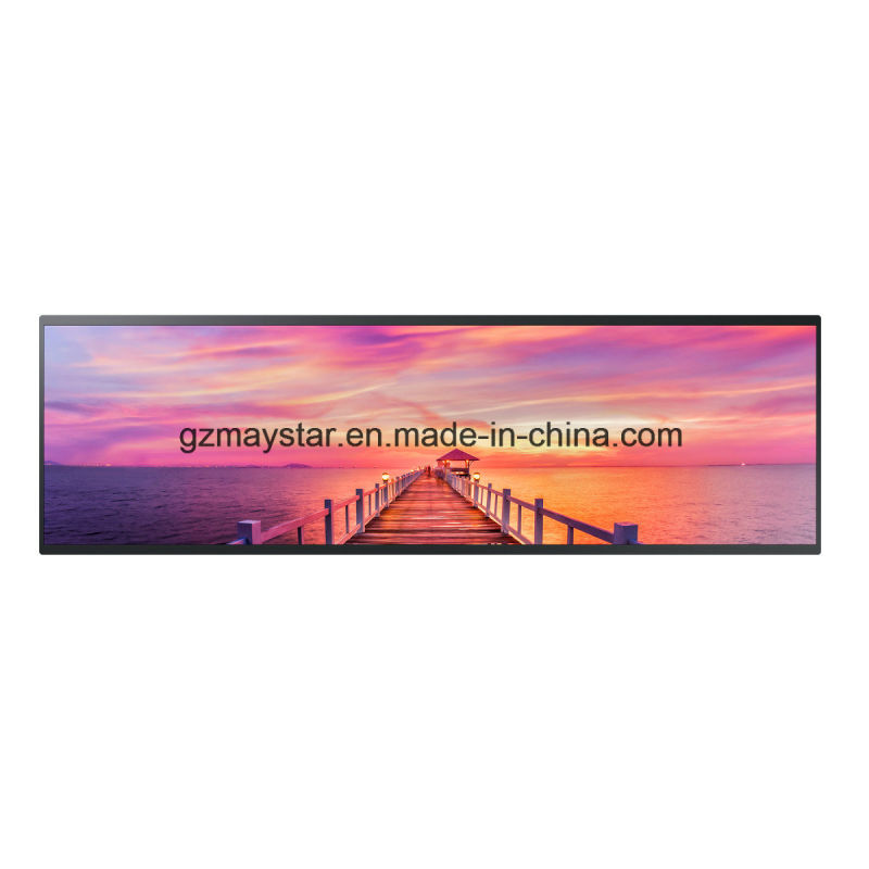 Stretched Display Screen / Ultra Wide Stretched Screen / Bar LCD Stretched Monitor / Stretched Screen Display for Retail Stores / Super Market