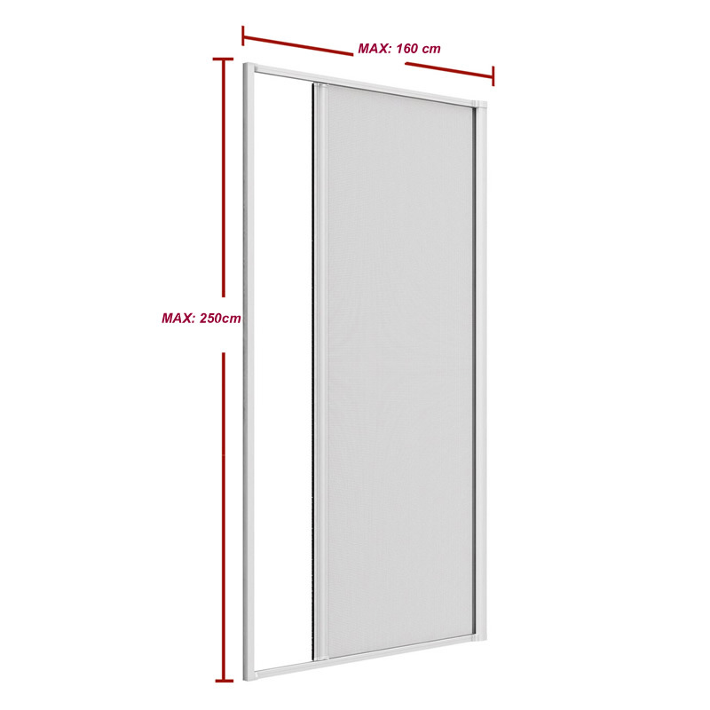Roller Insect Screen Door with Aluminum Profile
