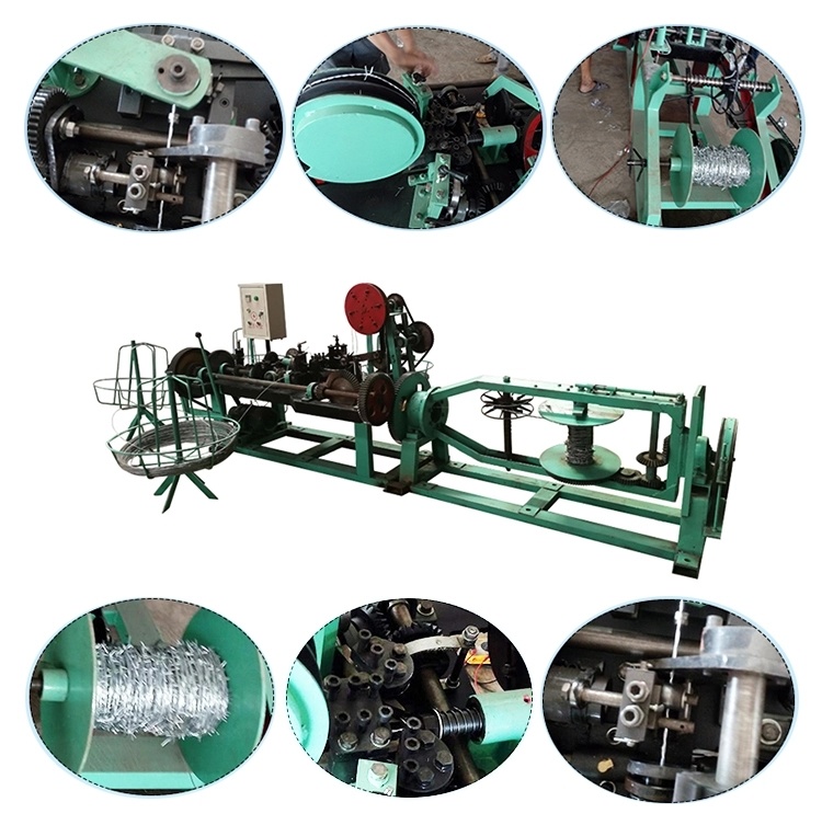 High Tensile Normal Twisted Automatic Barbed Wire Mesh Machine