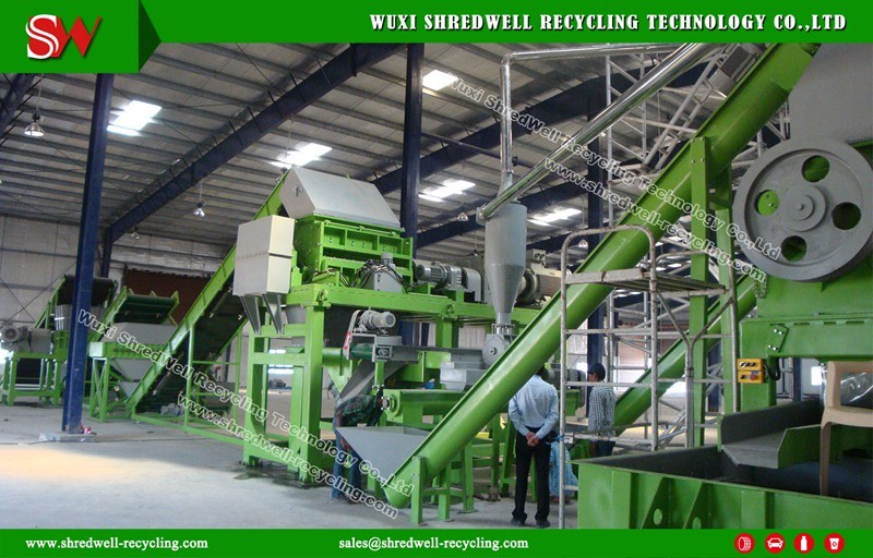 Quality Reliable Rubber Mulch System to Remove Steel Wire out From Waste Tires