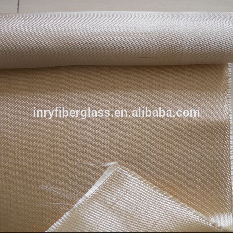 Gold Yellow Fiberglass Satin Fiberglass Fabric Manufacturer