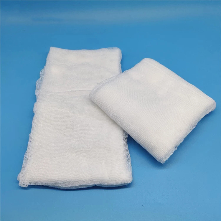 100% Cotton Medical Gauze Medical Sterile Paraffin Gauze Absorbent Medical Surgical Bleached Pillow Zigzag Gauze Pieces