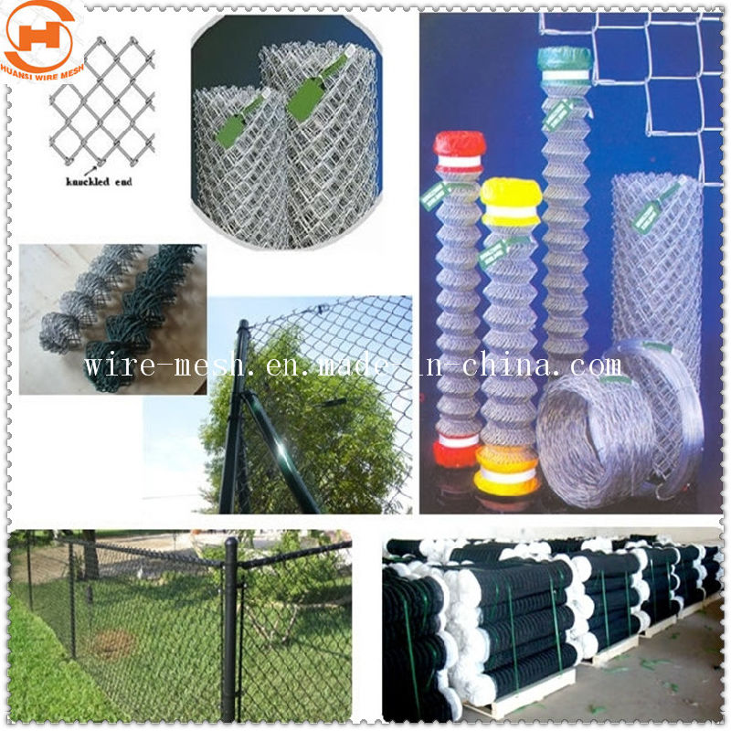 Security Wire Mesh Fence/Galvanized Chain Link Fence