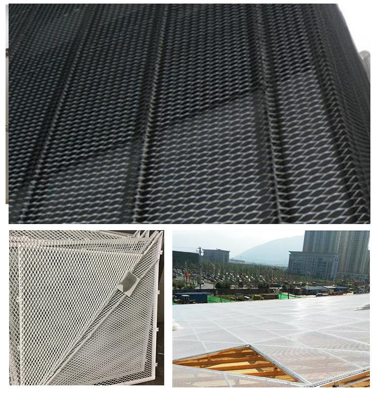 Bending Aluminium Metal Mesh Panel Building Decoration Material
