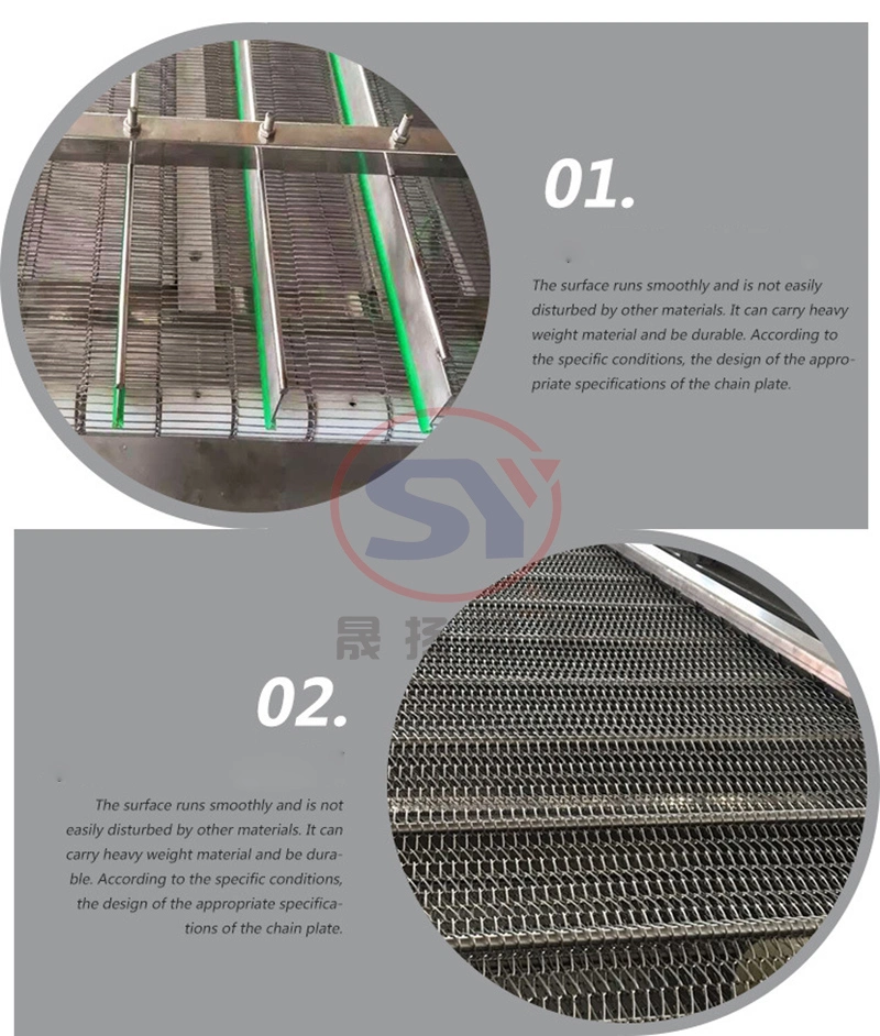 Automatic Carbon Steel/Stainless Steel Wire Mesh Belt Conveyor (SYMH)