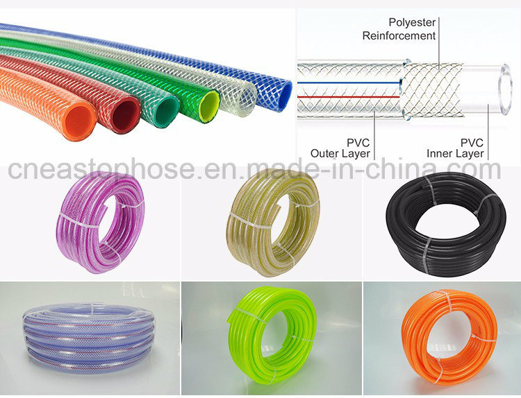 PVC Plastic High Pressure Hydraulic Fiber Reinforced Braided Hose
