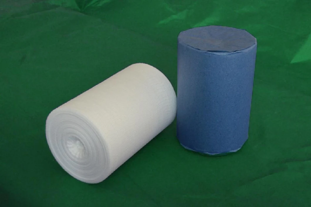 CE Certified 100% Cotton Medical Absorbent Gauze Roll Dressing Gauze Roll Gauze Swab with Manufacturer Price