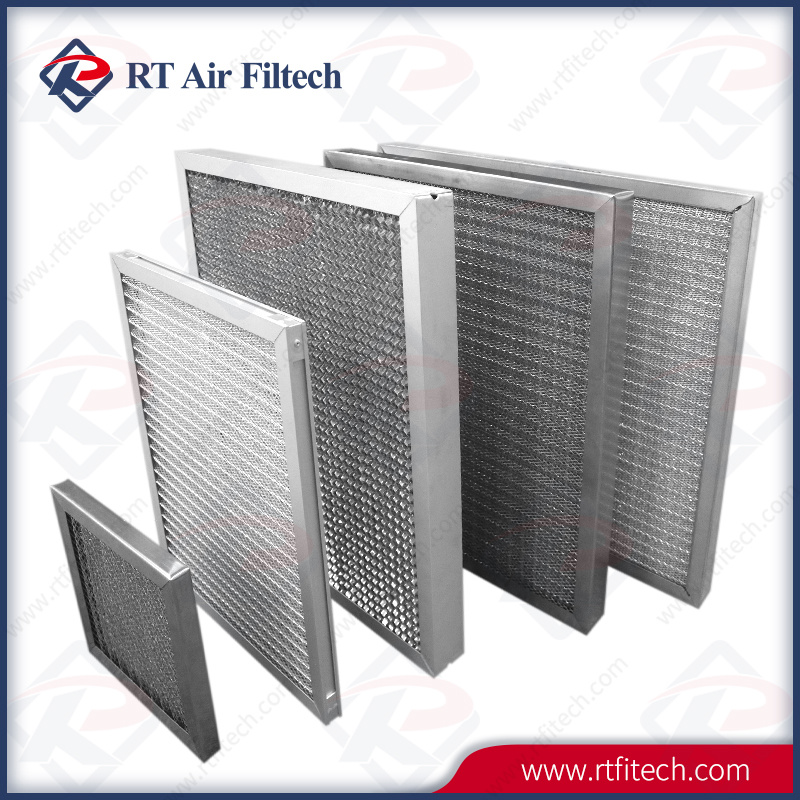 Metal Wire Mesh Pre Air Filter Aluminum Mesh Filter