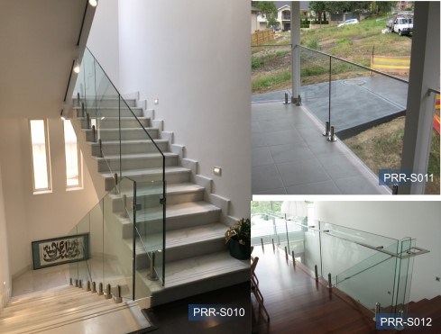 Terrace Glass Railing /Staircase Fence/ U Channel Glass Fence